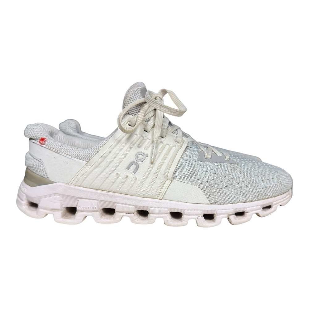 On Cloudswift 3 Swiss Engineering Women's Size 8 Running Shoes Frost White PICS!